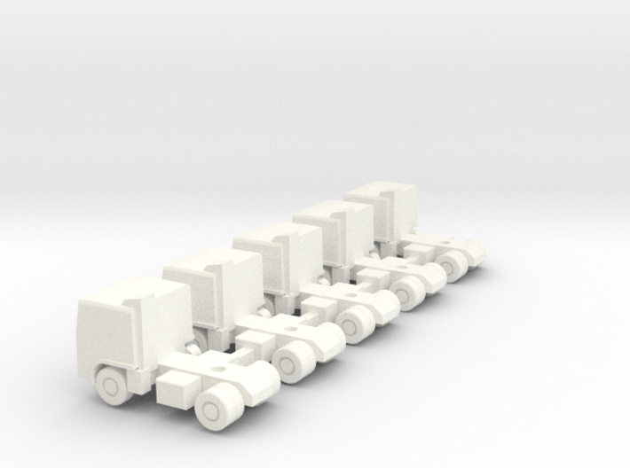 Airport GSE 1:400 Head trailer truck 3d printed 