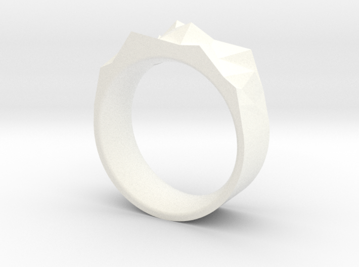 Triangulated Ring - 16mm 3d printed 
