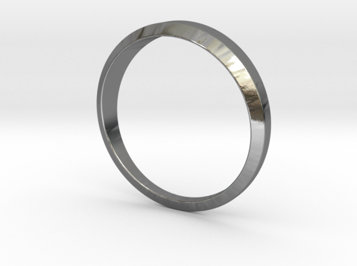 Women's Simple Life Ring 3d printed 