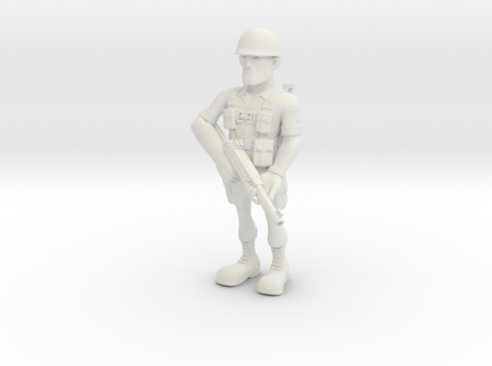 Paratrooper 3d printed 