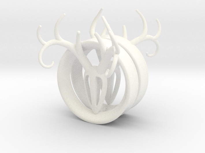 2 Inch Antler Tunnels 3d printed 