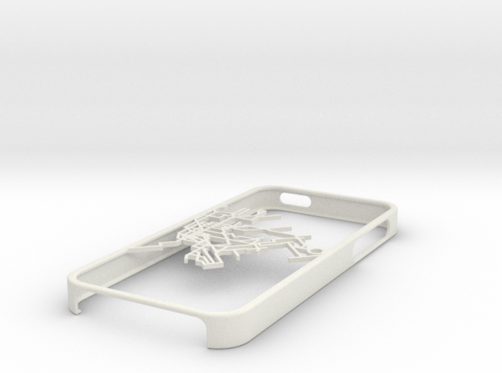 NYC subway map iPhone 5s case 3d printed 