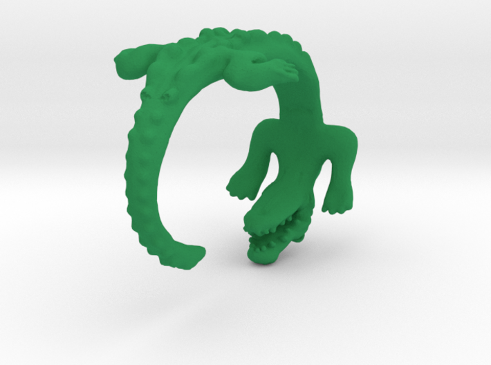 Crocodile Bracelet (toddler size)  3d printed 