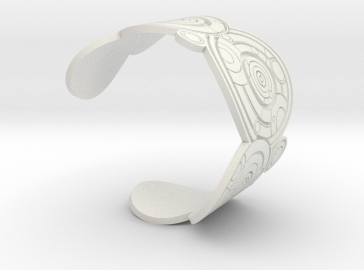 The Doctor's name: (Engraved) Cuff - size XL 3d printed 
