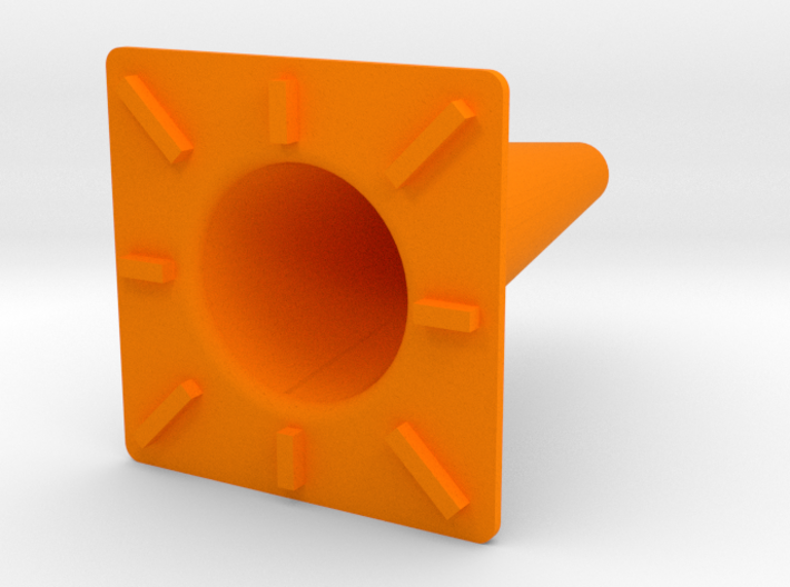 1:10th scale traffic cone 3d printed 