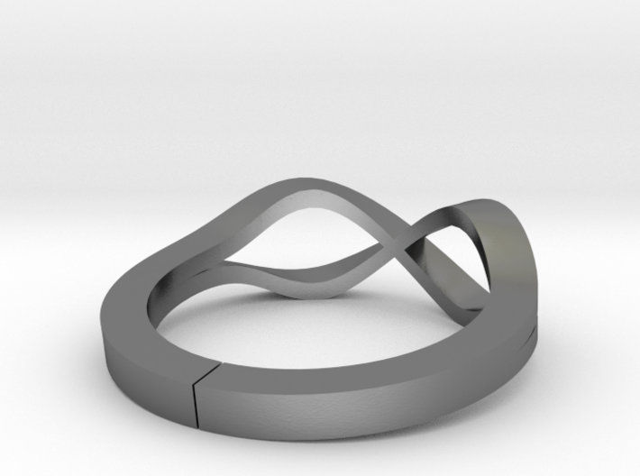 Infinity Ring 3d printed 