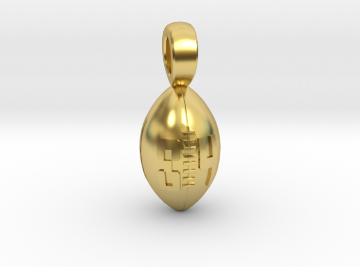 Football Pendant #84 small size 3d printed 