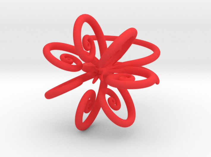 Fronds Flower Rings - Various Sizes 3d printed 