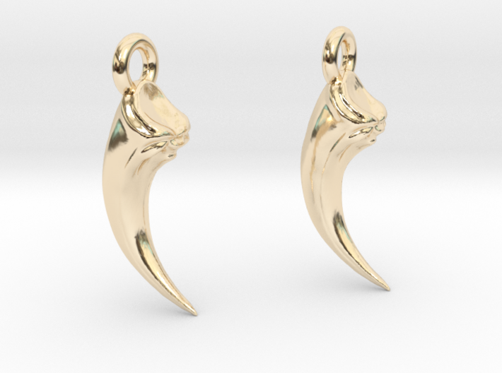 Talon Earings (pair) 3d printed