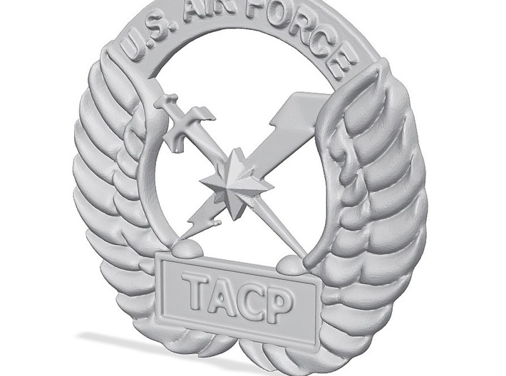 6 inch Tacp Crest 3d printed