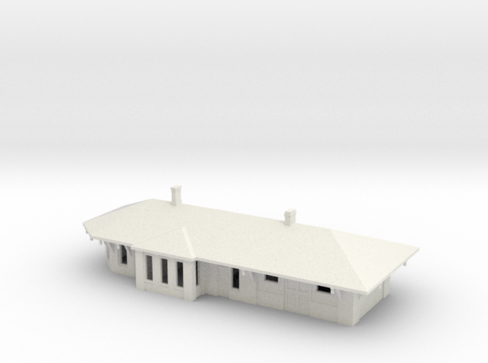 Antonito Depot Z scale 3d printed