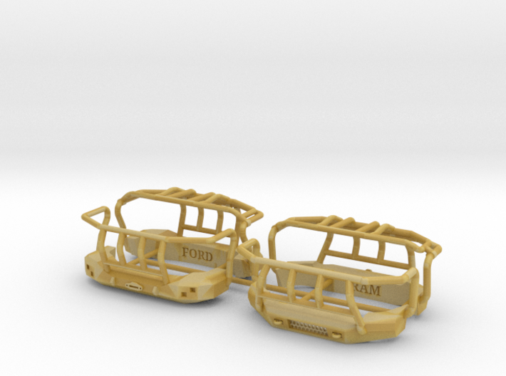 Greenlight Ford + Ram Heavy Duty Bumpers 3d printed