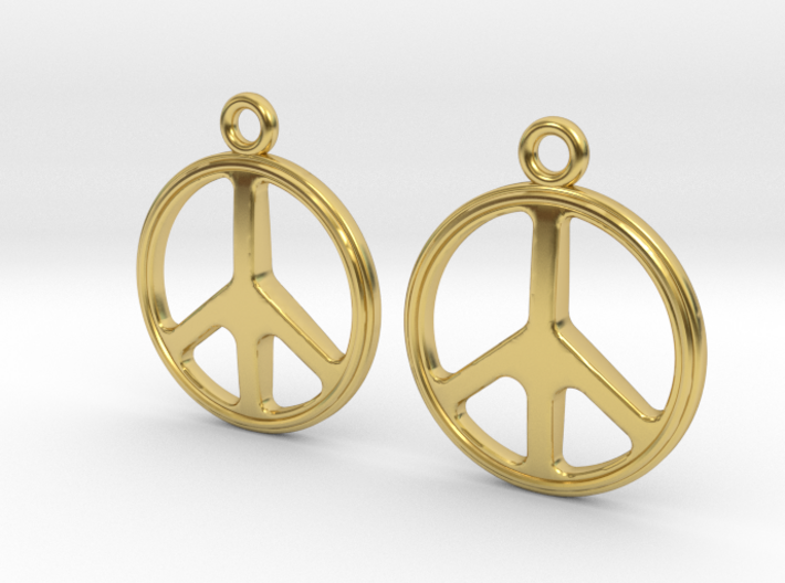Peace and love 3d printed