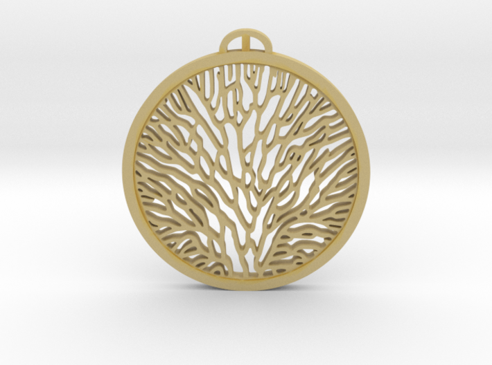 organic pendant 3d printed