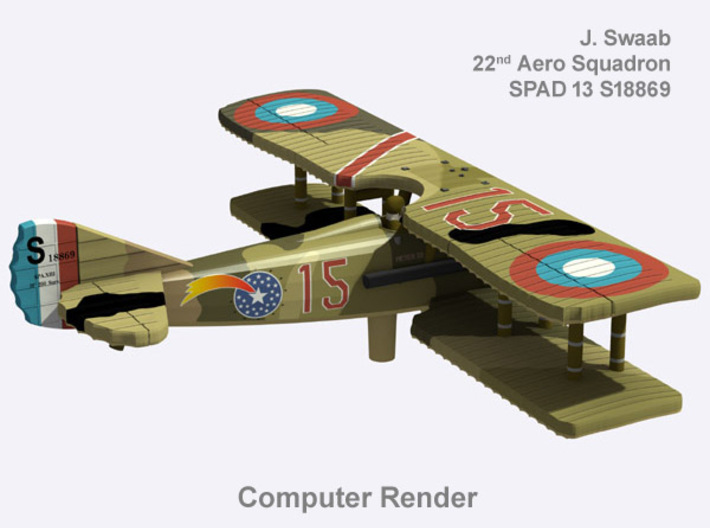 Jacques Swaab SPAD 13 (full color) 3d printed