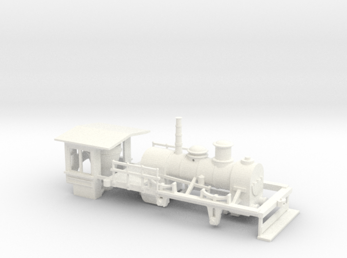 Cheshire No. 1 2-2-0 Steam Locomotive 1863 3d printed 