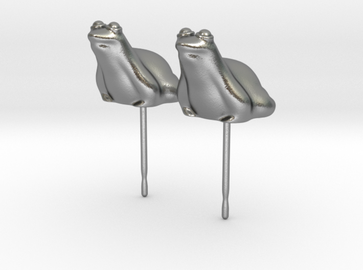 Frog Earrings 3d printed