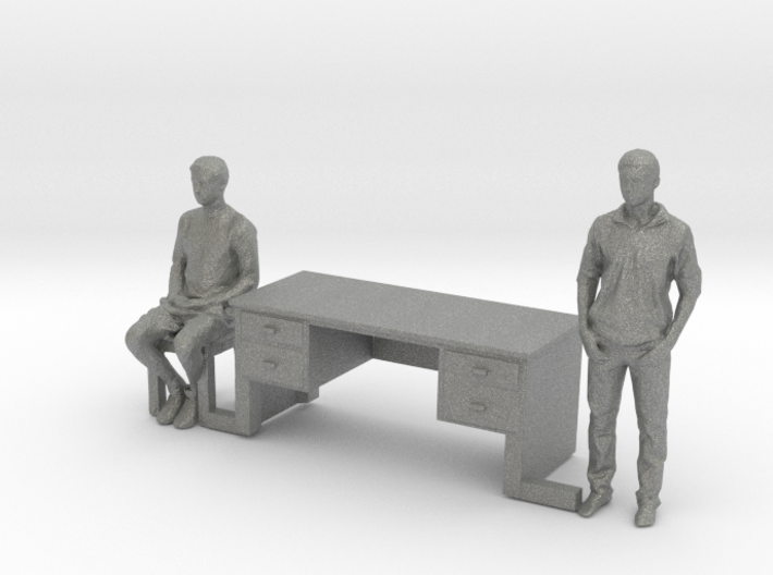 HO Scale Working Men 3d printed This is a render not a picture