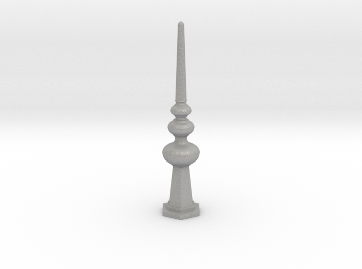 Miniature Lovely Luxurious Vertical Ornament 3d printed