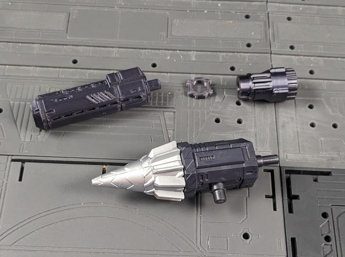 TF Legacy Fusion Cannon Parts set for Miner Tyrant 3d printed 