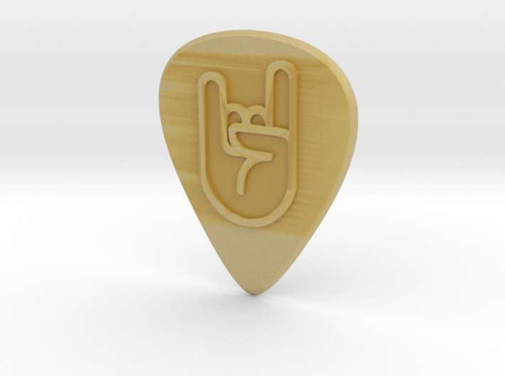 guitar pick_heavy hand 3d printed