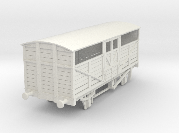 o-76-met-railway-22ft-cattle-wagon 3d printed