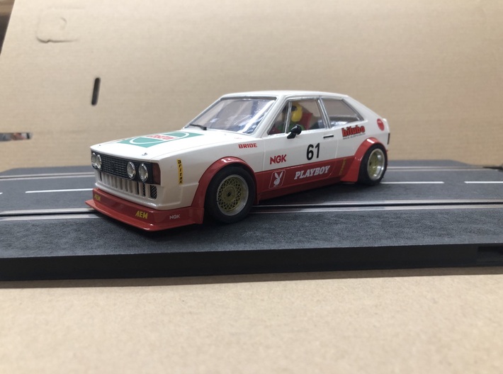 Slottolution Racing Chassis BRM VW Scirocco 3d printed 
