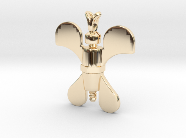 Metallic butterfly 3d printed