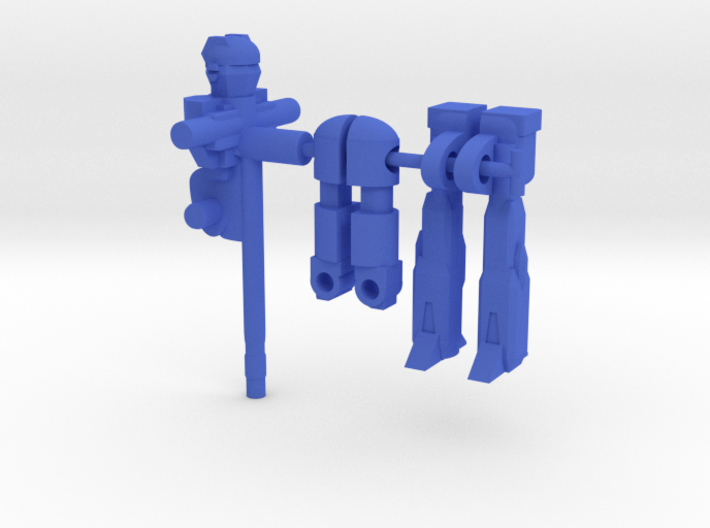 Upbeat RoGunner 3d printed Blue Parts