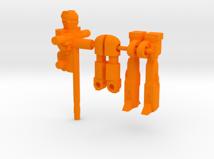 Faceman RoGunner for Sandstorm 3d printed Orange Parts