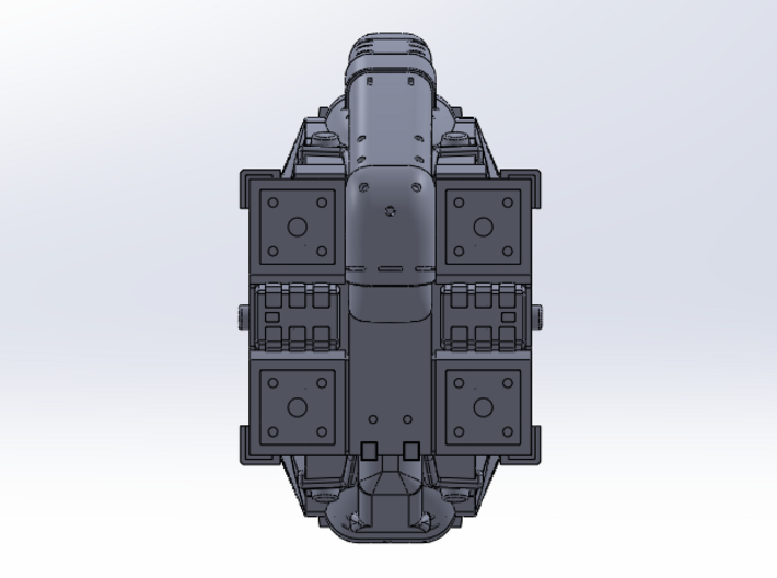 LOGH Imperial Destroyer(Hameln2) 1:2000 3d printed 