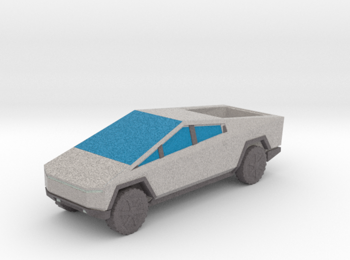 Cybertruck colored test 3d printed