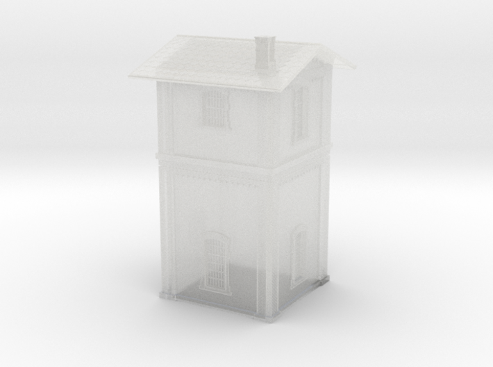 1/200th scale MÁV Water Tower 3d printed