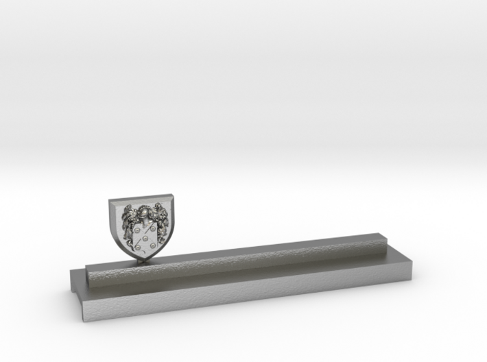 Knife holder with shield and coat of arms 3d printed