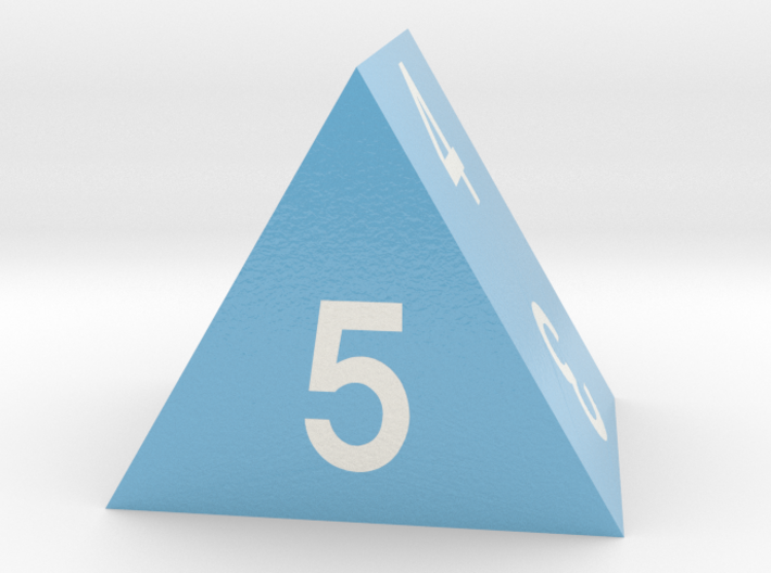 d5 Triangular Prism &quot;No Field Five&quot; 3d printed