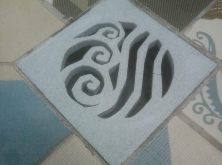 Avatar the last air bander shower drain 3d printed The one I use daily