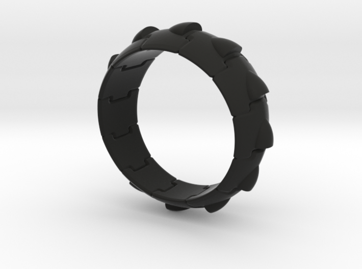 Armor Ring (Simple style) 3d printed