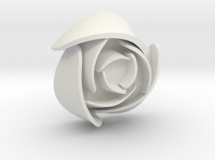 50mm Rose No Hoop 3d printed