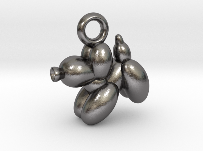 Dog Pendant Balloon Style Play Position 3d printed