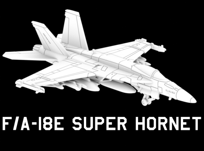 F/A-18E Super Hornet (Loaded) 3d printed