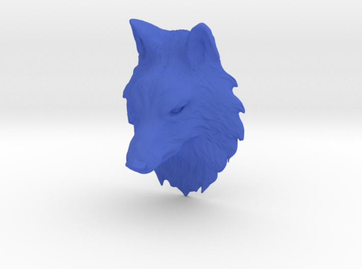 Wolf Head 3d printed