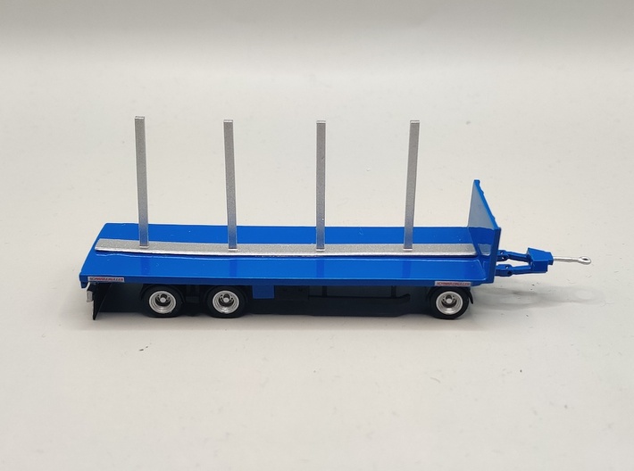 3Axle Trailer 3d printed Silver bar is not contained
