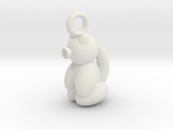 Cat Pendant Balloon Style Sitting Position 3d printed