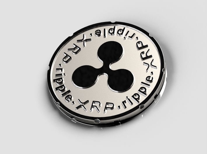 Ripple Coin XRP 3d printed