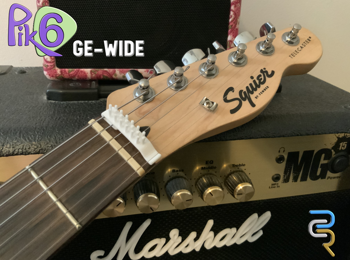 Pik6 GE-Wide Guitar Pick Holder 3d printed Pik6 wide