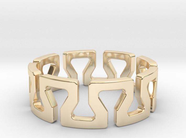 Amazonas Ring all sizes, multisize 3d printed