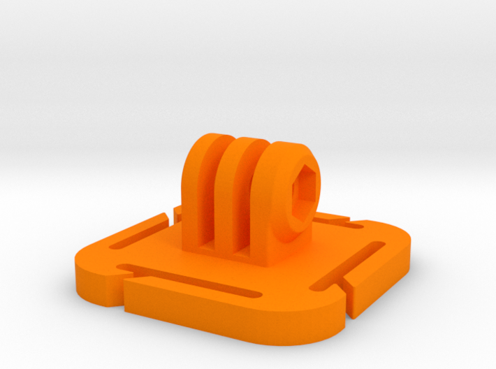 2-Way MOLLE Mount for GoPro Camera (3 Prong) 3d printed