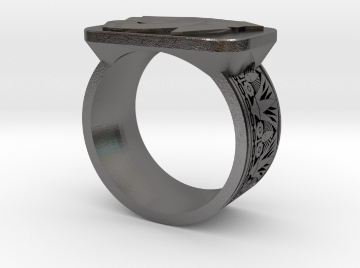 Eye OF Ra Ring 3d printed