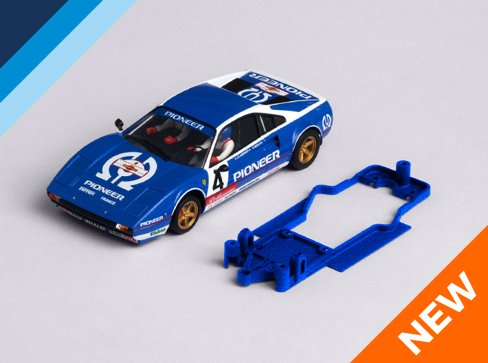 1/32 Avant Slot Rally Chassis Type 1 Slot.it pod 3d printed Chassis compatible with Avant Slot Ferrari 308 GTB body (not included)