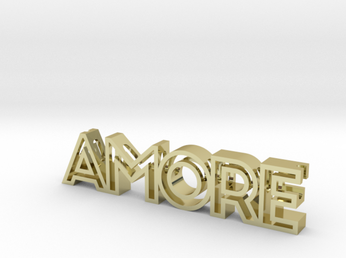 AMORE Pendant (Necklace) 3d printed